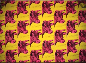 Andy Warhol, Cow Wallpaper, 1966